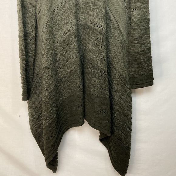 Athleta Olive Green Ombre Wilton Wrap Cardigan M - Picture 9 of 11
